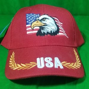 USA AMERICAN FLAG EAGLE HAT